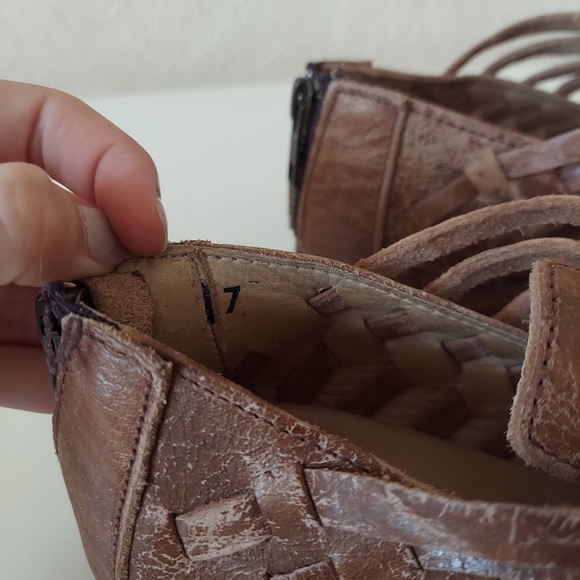Bed Stu Las Cruces Huarache Flat woven leather 7 - Picture 5 of 9